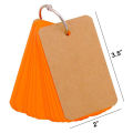 300 Pcs Flash Cards With Binder Rings,6-Pack 2.2 X 3.5 Inch 6 Colors Study Cards,Memo Scratch Pads/Index Card/Note Card. 