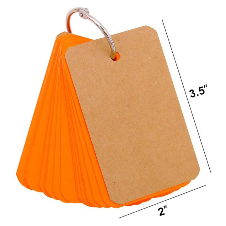 300%20Pcs%20Flash%20Cards%20With%20Binder%20Rings,6-Pack%202.2%20X%203.5%20Inch%206%20Colors%20Study%20Cards,Memo%20Scratch%20Pads/Index%20Card/Note%20Card%20-%20Image%204