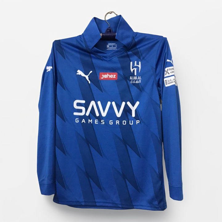 Al Hilal New Jersey Blue Kit( Embroidery) ( Home) 2023/24 - Neymar Jersey - Football - Saudi Club - Premium