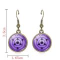 【beauty code store】Rinnegan Eyes Drop Glass Dome Cabochon Jewelry Accessories Anime Cosplay Lover Gift Vintage Earrings for. 