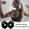 Back Protector Support, Women Bench Press Sinking Fitness Safety Straps, Men Weightlifting Chest Back Shoulder Posture Corrector. 