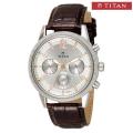 Titan 1734SL01 Neo Analog Silver Dial Men's Watch. 