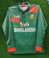 Bangladesh ODI Jersey 2025/2026 Full Sleeve Collar Polo Cricket Jersey For Men - Long Sleeve Polo - Bangladesh Cricket Jersey 2026.
