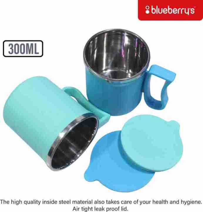 Bright%20Stainless%20Steel%20Insulated%202%20Pc%20Double%20Walled%20Plastic%20Covered%20Travel%20Tea/Coffee%20Mug%20with%20Lid%20Multicolor%20-%20Image%204