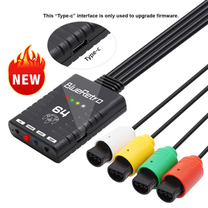 %5BIn%20Stock%5D%20For%20N64%20Bluetooth%20Wireless%20Handle%20Converter%20Controller%20Adapter%20Supports%204%20Bluetooth%20Controller%20-%20Image%205