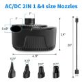 Electric Air Pump for Inflate Deflate,Camping Inflatable Cushions.