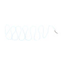 【Hot-Selling】 12PCS 2/0 3/0 Suture Nylon Monofilament Non-injured Suture Medical Thread Suture for Medical Surgical Suture Tool.
