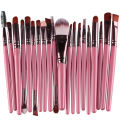 Factory wholesale 20 eye makeup brushes, full set of eyeshadow brushes, beauty tools, neutral logoless eyeliner brushes. 