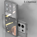 New Phone Case For Xiaomi Poco M6 Pro 4G Cover Camera Protection Semi Transparent Soft Silicone Shockproof with Lens Protector Films for Xiaomi Poco M6 Pro Case. 