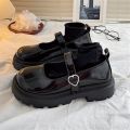 Antovo Mary Jane Shoes Lolita Shoes Latform Loafers Women Retro British Small Leather Shoes Lolita Jk Small Leather Shoes Women. 