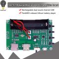 XH-A150 Lithium Battery Bluetooth Digital Power Amplifier Board 5W+5W Mouth Power DIY Small Speaker Rechargeable for Android. 