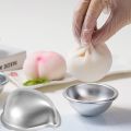 3PCS Cake Decoration Accessories Aluminium Mango Shape Mold Creative Dessert Mold Peach Shaped Convenient Cake Mold Kitchen. 
