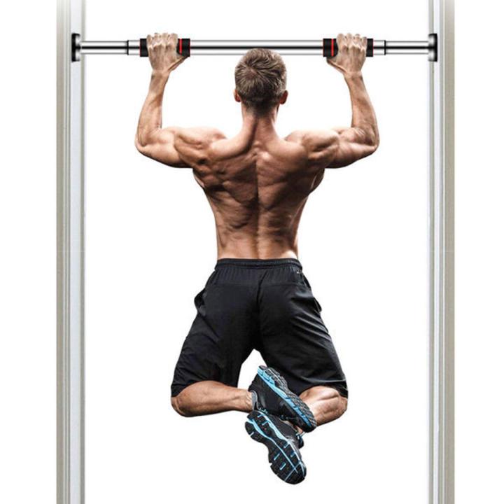 Fitness Door Pull Up and Chin Up Bar Doorway Pull Up Bar with Soft Grip Handles Multi-Functional Upper Body Workout for Strength Training Home and Gym Workout Door Width 60 to 100cm gym equipment