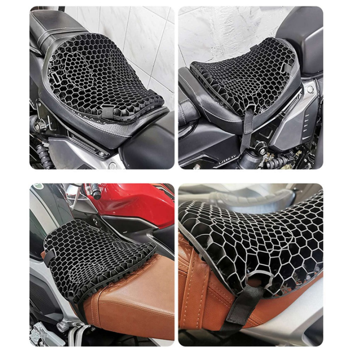 2X%20Silicone%20Motorcycle%20Seat%20Cover%20Air%20Seat%20Cushion%20Breathable%20Pressure%20Relief%20Protector%20-%20Image%202