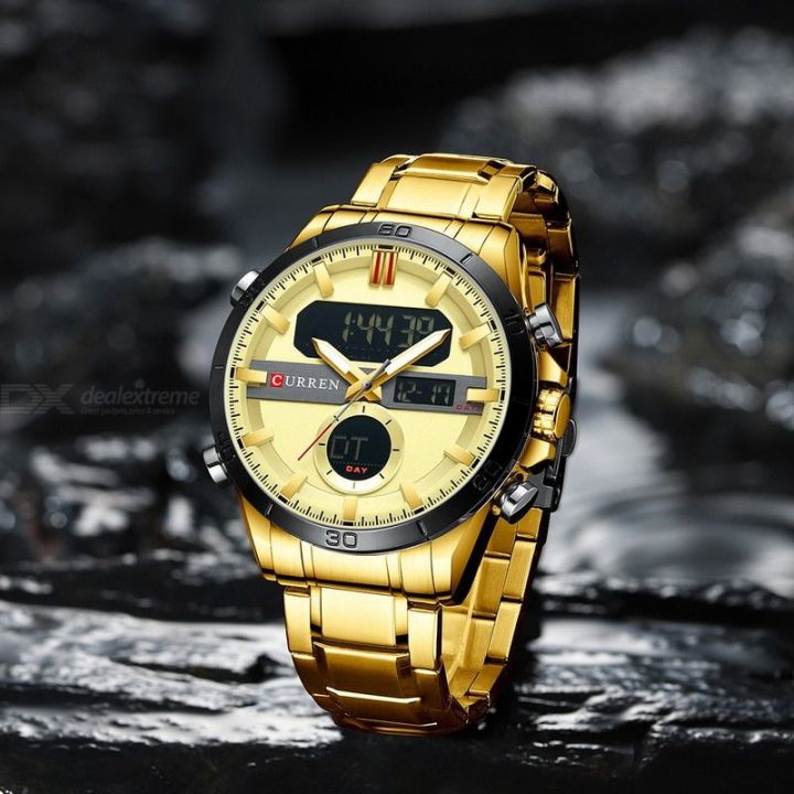 Curren%208384%20Military%20Mens%20Analog%20Digital%20Watch%20Stainless%20Steel%20LED%20Waterproof%20Curren%20Watches%202021%20-%20%20Rose%20Gold%20-%20Image%203