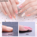 【Broad Sunlight shop】(NEW)11pcs set 3 Color Kit Nail Builder Kit Nail Extension Kit with Lamp Top Coat Base Coat All-in-One for Nail Starter Different Nail Art Ideas DIY Home Manicure.