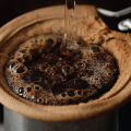 Reusable Stainless Steel Handle Flannel Cloth Strainer Coffee Mesh Filter Bag.