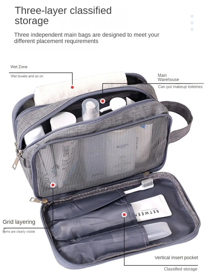 Toiletry Bag for Women Men Waterproof Kit for Travel Cosmetic Bags