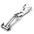 18mm stainless steel deployment watch strap folding buckle clasp for Omega, smooth #18mm. 
