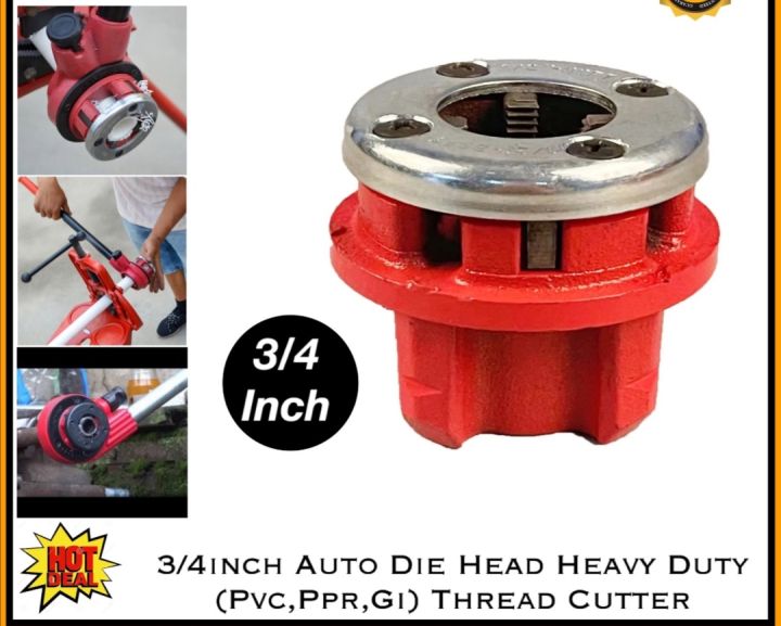 Pipe Die Head 3/4" For PVC/PPR/GI Pipe Thread Cutter