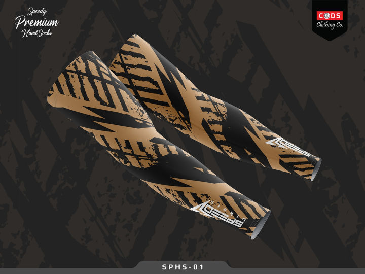 Speedy Branded Sunscreen Sleeves Summer Thin Anti-UV Cuff Arm Sleeves Men's Sun Protection Sleeves Outdoor Sports Driving Riding Arm Cover