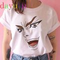 Jojo Bizarre Adventure T Shirt Women Jn Anime Summer Top T-shirt Kawaii Jojo Graphic Tshirt Uni Cartoon Female Manga. 