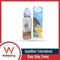 Baby Feeder Apple Bear PP Feeding Glass Bottle with Silicone Nipple 60ml/ 120ml/ 200ml (Select Size Before Order). 