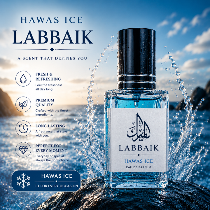 HAWAS Ice Edp Perfume for Men | Long Lasting Fragrance |