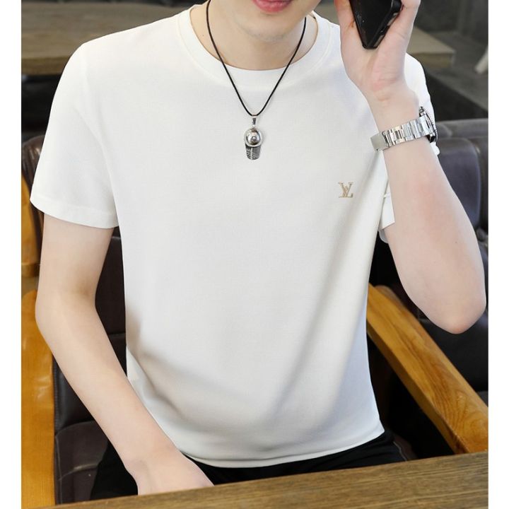 NYKBOOS%C2%B7Heavy%20Xinjiang%20Cotton%20Men's%20Affordable%20Luxury%20Fashion%20Casual%20All-Match%20Summer%20Embroidered%20-%20Image%204