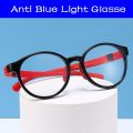 Anti Blue Light Kids Glasses Square Children Boy Girls Computer Optical Frame Reflective Blocking Eyeglasses Filter TR90 Frame.