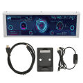 PC CPU Data Monitor, Computer CPU Monitor 60HZ Refresh Rate 7.9in IPS for Desktop.