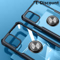 For Xiaomi 12X Case Magnetic Transparent Clear Armor Ring Shockproof Case for Xiaomi Mi 12X Back Cover.