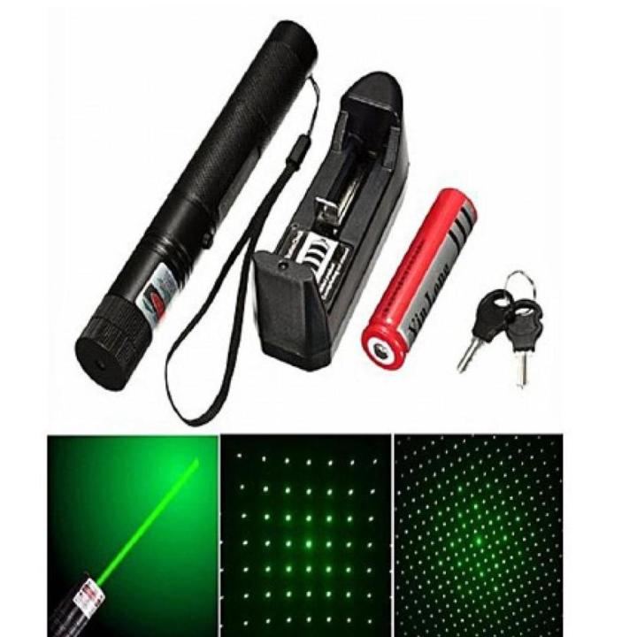 10 Miles 532nm High-Performance - Green Rechargeable Laser Pinner Laser Light Adjustable Focus (Professional) - Effortless Usage