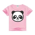 Kids Cartoon Funny Panda T-shirts Summer Costume Baby Boys Girls Clothing Children T Shirts Children's Wear. 