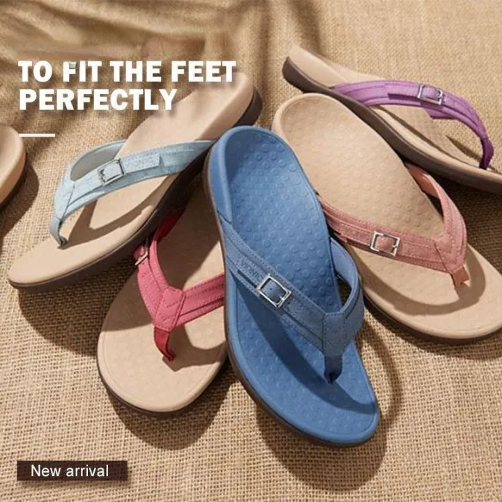 Summer%20Orthopedic%20Sandals%20Women%20Slippers%20Home%20Shoes%20Casual%20Female%20Slides%20Flip%20Flop%20For%20Chausson%20Femme%20Plus%20Size%20Flat%20Outdoor%20-%20Image%203