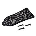 Guitar Truss Rod Cover GR34 Truss Rod Shape Case for Electric Guitar Les Paul Epiphone (Black).