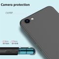 lthmy for OPPO R9s R9sk CPH1607 Flexible Soft Matte Black Crystal Clear Phone Case Silicone Protective Back Cover. 