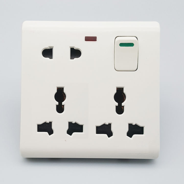 8%20Pin%20Multi%20Gang%20Socket%20Double%203%20Pin-%201Piece%202%20Pin%20Multi%20Function%20Universal%20Wall%20Socket%20-%20Image%202