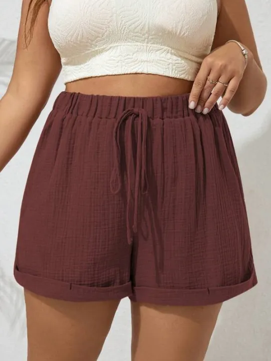 Everyday%20Cotton%20Crepe%20Shorts%20for%20Women%20-%20Image%207