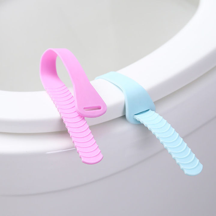 Silicone Toilet Lid Seat Raise Lifter Handle, Avoid Touching Bacterial and Stains