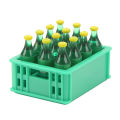 Mini Soda Bottles Mini Drink Bottle Delicate with Storage Basket for Living Room Play. 