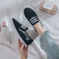 Feiyao canvas shoes women's Korean version of the versatile little white shoes one kick white shoes summer shoes couple casual cloth shoes L237.
