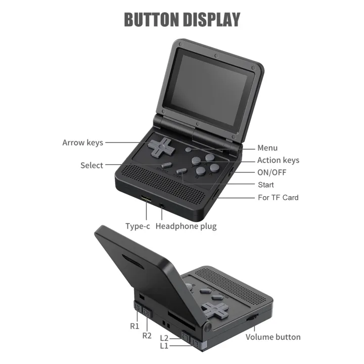 Powkiddy%20V90%20Handheld%20Game%20Console%203.0%20Inch%20IPS%20Screen%20Flip%20Retro%20Video%20Game%20Player%20Open%20Source%20Portable%20Mini%20Game%20Consoles%20Gift%20-%20Image%202