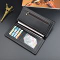 New Men Wallets Long PU Leather Purses Male Bifold Money Bag Large Capacity Purse Slim Card Holders High Quality Portable Wallet.