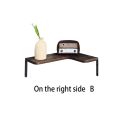 Wood Corner Shelf Storage Rack Display Stand Bookshelf Floating Wall Shelf for Living Room Kitchen Accessories Home Organizer. 