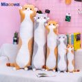 130cm Cute Soft Long Cat Pillow Plush Toys Stuffed Pause Office Nap Pillow Bed Sleep Pillow Home Decor Gift Doll for Kids Girl. 