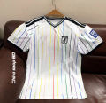 Japan Away Jersey World Cup Football 2026 Half Sleeve Premium Quality Football Jersey (Logo Embroidery). 