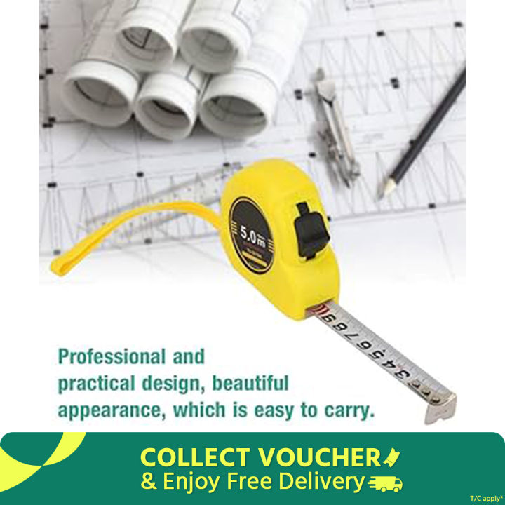 Measuring Tape Yellow 5 Meter or 16 Feet EHBL