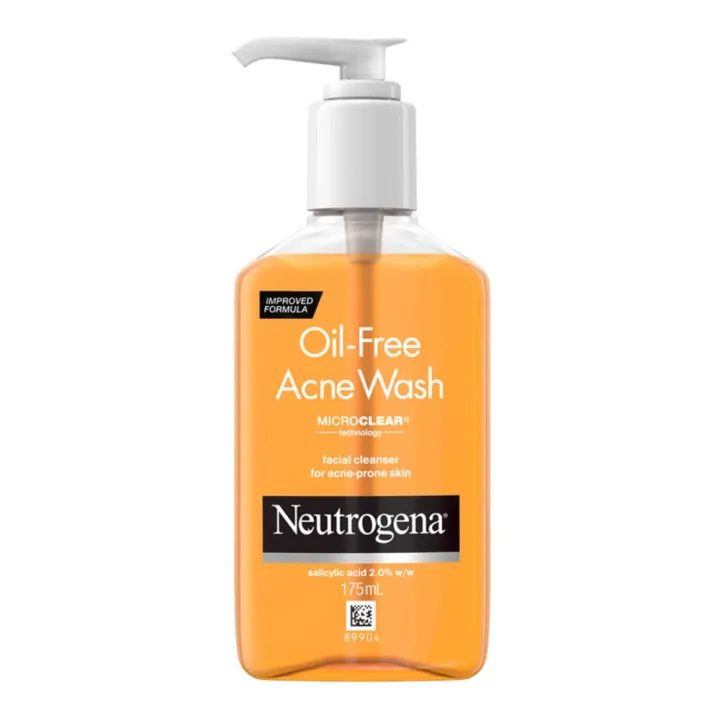 Neutrogena Oil Free Acne Wash with Salicylic Acid 175ML USA - Image 2