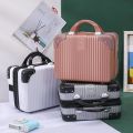 14Inch Portable Box Small Female Cute Cosmetic Case Small Lightweight16Inch Suitcase Mini Storage Bag. 